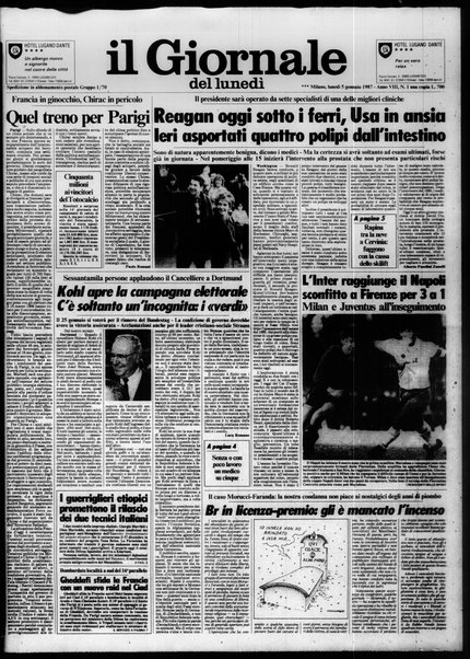 Il giornale del lunedi